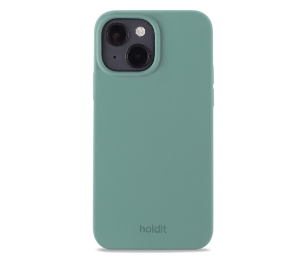 Holdit Silicone Case iPhone 14/13 Moss Green 15497 - 1148570 - zdjęcie
